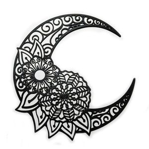 Mandala Moon Boho Wall Deco